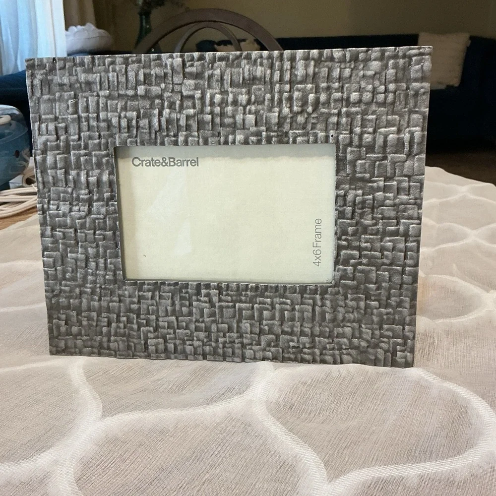 Crate&Barrel Mosaic Gray Frame